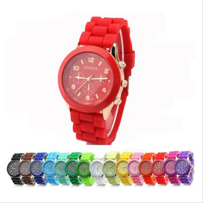 China Hot Selling Water Resistant Women Watch 2015 Fashion Geneva Watch Silicone Wristwatch Men Women Girls Casual Quartz Watch Relogio Feminino Clocks for sale