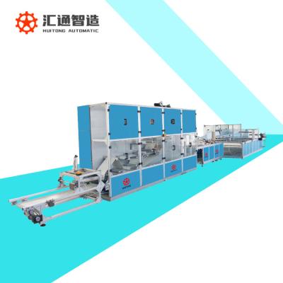 China Disposable Nonwoven Fabric Product Automatic Non Woven Folding Bed Sheet Making Machine In China for sale