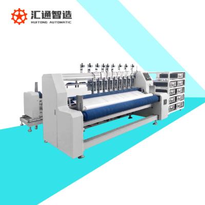 China Fast Speed ​​Automatic Ultrasonic Slitting Machine Cloth Dust Proof Slitting Machine for sale