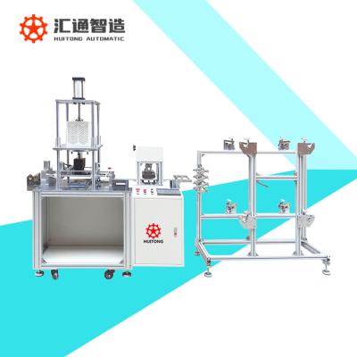 China Advertising Company Customized Full Automatic Filter Cotton Mask Gas Production Punching Machine (With Printing) for sale