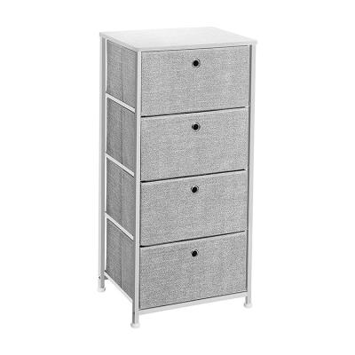 China CLASSIC Wholesale Customized Modern Bedroom Craft Storage Clothes 4 Drawers Storage Cabinet Storage Rack for sale