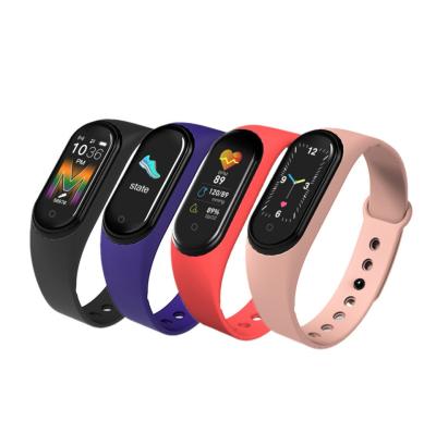 China 2021 New Arrivals Best Fitness Smartband Smart Band Touch Screen Wristband Smart Watch Strap M5 for sale