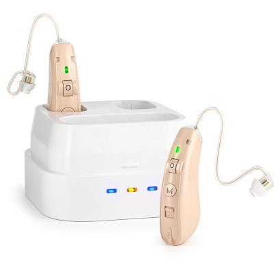 China Digital Processing K&Fcoptee New Rechargeable Ear Sound Amplifier Digital Hearing Aid for sale