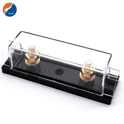 China Transparent Cover Fuse Seat Fork-Bolt ANL Bolt-Down Holder Car Automotive Fuse Box for sale