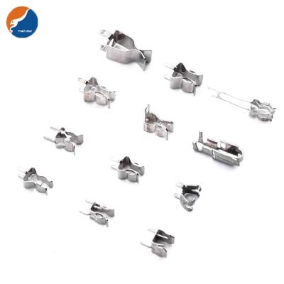 China Low Voltage 3x10 5x20 6x30 10x38mm Through-Hole Clamp PCB Mount Cartridge Fuse Clip Glass Ceramic Fuse Clip In Clip Fuse Clip for sale