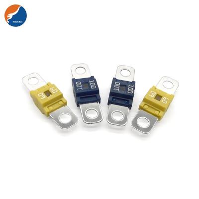 China 58V 30A 40A 50A 60A 70A 80A 100A 125A 175A 200A DC SBFW-L M6 Automotive Type PEC Auto Fix Dc Fuse for sale