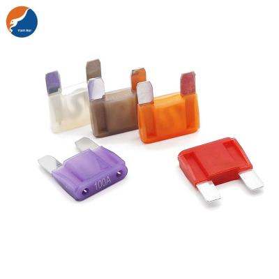 China PA Automotive Body DC 32V 58V 80V 50A 60A 70A 80A 100A Heat Resistance Maxi Auto Blade Fuse Nylon Material for sale