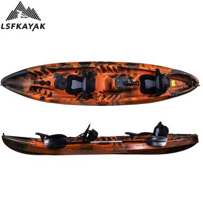 China Sports Family Kayak 3 Person Kayak (2+1) Sit On Top Fishing Plastic Kayak / Canoe for sale