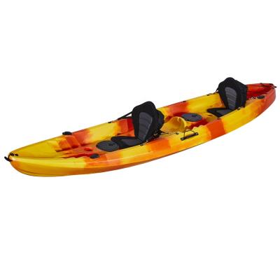 China Outdoor Events Professional Plastic Double Sit On Top Sea Kayak With High Stability for sale