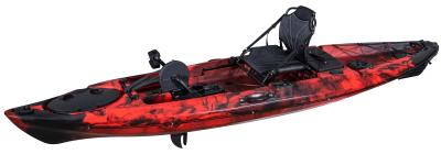 China LDPE LSF KAYAK 12ft Pedal Kayak Single Seat Rowing Boats for sale