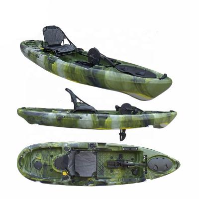 China Fishing direct wholesale cheap fishing plastic rotomolded kayak with motor for sale