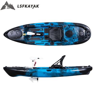 China Sit On Top Single LLDPE Kayak Sit On Top Motor Kayak Hot Selling Fishing Factory for sale