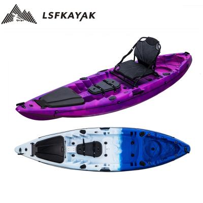 China High quality imported PE Ningbo kayak 9ft fishing kayak single sit on solo top lure with kayak accessories for sale