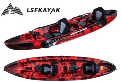 China LDPE LSF KAYAK 2 or 3 Person Sit On Top Fishing Kayak Backseats for sale