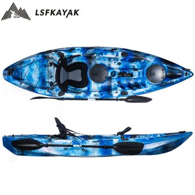 China Fishing 1 Person Kayak Plastic Single Kayak Canoe for sale