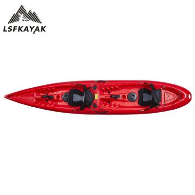 China Family Kayak Recreational Ocean Kayak Fishing Paddle Boat Double Sit On Top Kayak for sale