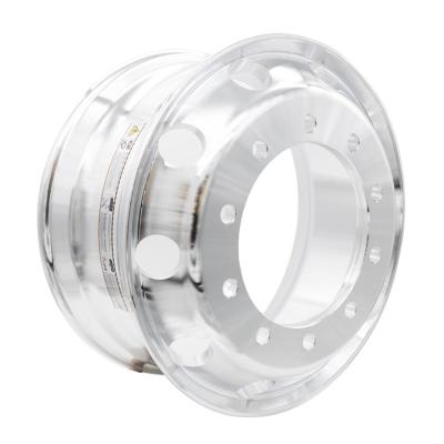 China Truck China Factory Supply 5 Wheel Hole Truck Wheel Polish Heavy Duty Aluminum Rim for sale