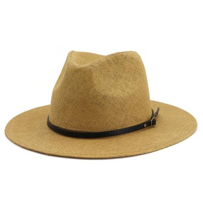 China High Quality Striped Most Popular Style Lightweight Straw Hat English Straw Hat Travel Beach Female Straw Hat for sale