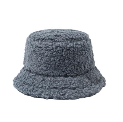 China Character Product Fur Bucket Hat Winter Bucket Hat Wholesale Hot Selling Blurred Hat for sale