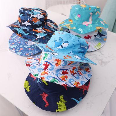 China Animal Picture Baby Hat Spring Design Children Sunblock Sunblock Bucket Hat And Summer Hat for sale