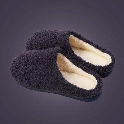 China Fashion Trend Hopeful Hot Sale Men Slips Autumn And Winter Bottom Soft Cotton Non-slip Indoor Slippers for sale