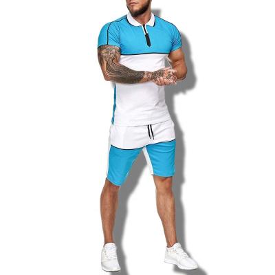 China Best Selling Anti-wrinkle Men's Summer Sets Half Sleeves With Shorts Quick Dry Mens Sets For Sale for sale