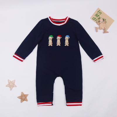 China Eco Friendly Spandex/Cotton Baby Rompers Long Sleeve Baby Boys Onesie Clothes Sustainable Clothes Newborn Rompers for sale