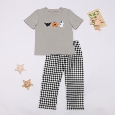 China New Breathable Boutique Design Baby Boy Set Halloween Festival Autumn Boys Clothing for sale