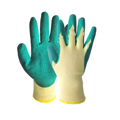 China Daily Heavy Duty Work /Manufacturing En388 Latex Ply Coated Protective Construction Industrial Work Work Gloves for sale