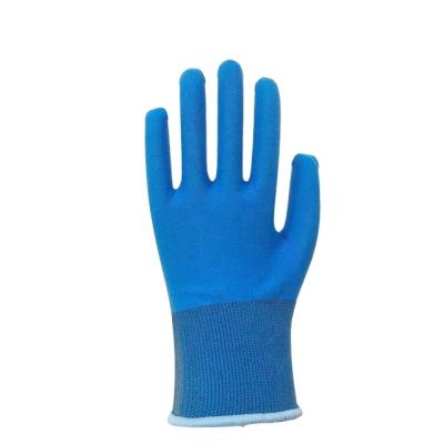 China Hand Protection Cleanroom Safety Work Finger Lint Free Seamless Knitted Nylon Gloves for sale