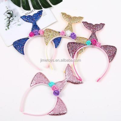 China Hot Selling Cloth Girls Party Cosplay Mermaid Headband for sale