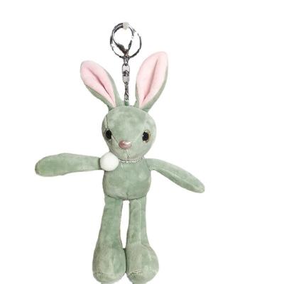 China Cute Cartoon Rabbit Beauty Rabbit Plush Toy Key Chain Necklace Bag Pendant for sale