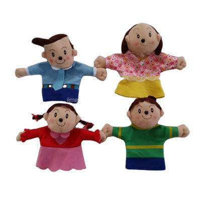 China JM9028 Cloth Fabric Hand Puppet Educational Toys With Doll Shape for sale