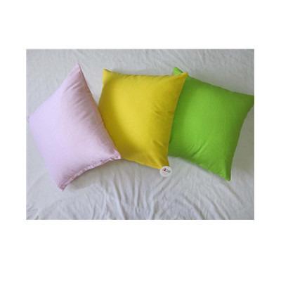 China Plain 80% Cotton Canvas Single Dyed Vacuum Packed Dyed Pillow for sale