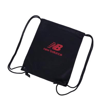 China Eco-friendly and economical high quality cheap polyester drawstring bag wholesale printed waterproof drawstring sports packaging bags custom logo for sale