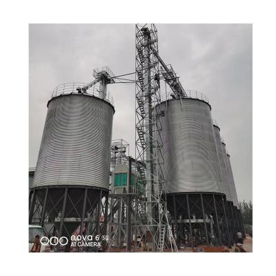 China food & Professional Rice Wheat Silo Feed Storage Grain Beverage Factory Poultry Farm Equipment Silo for sale