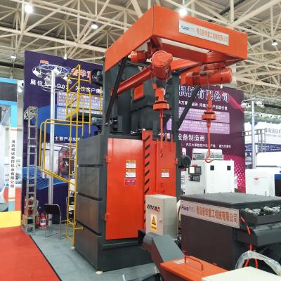 China Rust Cleaning Gas Cylinders Shot Blasting Hook Cleaning Machine For Sale for sale