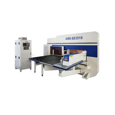 China Factory CNC Perforating Bending Turret Punching Machine With Feeding Table for sale