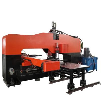 China Building Material Stores Electric Thick Plate Hydraulic CNC Folding Punching Machine for sale