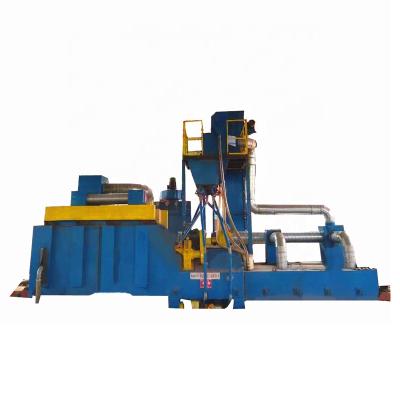 China High efficiency and environmental protection Q69 roller conveyor fast cleaning type blast shot/blasting device for steel plate for sale for sale