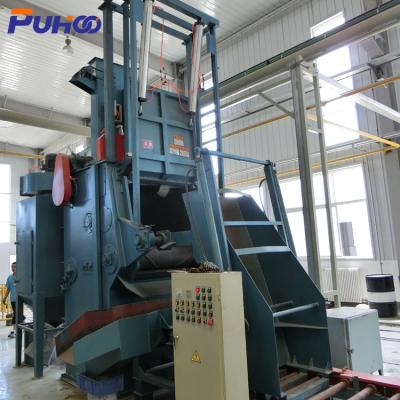 China Other Automatic Feeding Type Shooting Blast System Tumble Belt Machine for sale