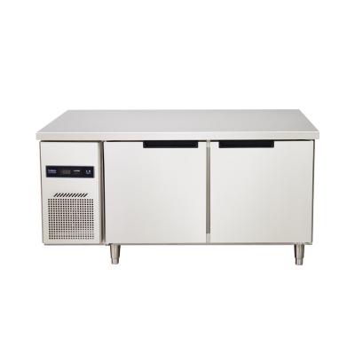 China Double-temperature Table Top Refrigerator Under Bench Freezer Refrigerator Commercial Worktop Refrigerator Under Counter Refrigerator Refrigeration Equipment for sale