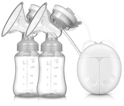 China BPA Free Bilateral Milk Loading Electric Breast Pump 100% Food Grade PP+Silicone for sale