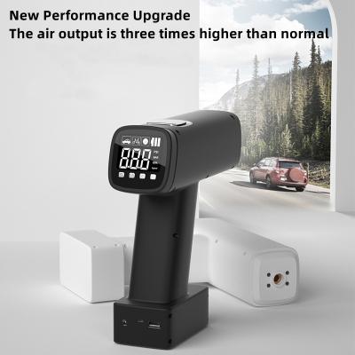 China Emergency Light Car air pump compressor portable tyre inflator Wireless Electric Digital Rechargeable 150Psi Small Inflator Pump for sale