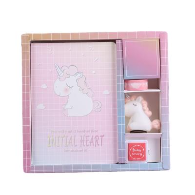 China 2020 top sale stationery sets hot sale cute notebook seal set stationery, china cheap cute stationery set notebook for sale