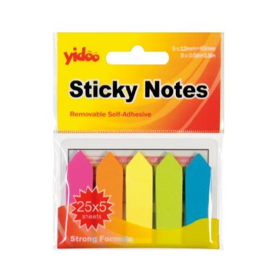 China Custom Self Adhesive School Supplies Shape Memo Pad Lists, High Quality Promotional Sticky Notepads Book for sale