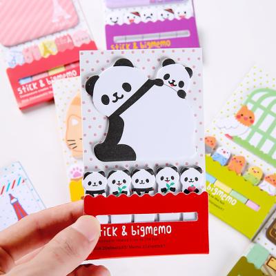 China New Products Office Stationery Self Adhesive Customized Cartoon Memo Pad, Mini Paper Planner Sticky Notes Shaped Cute for sale