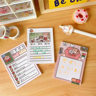 China Factory Price Self Adhesive Memo Pad Cheap Promotional Sticky Notes Printed Paper for sale