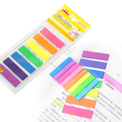 China 2020 Amazon Office Self Adhesive Hot Selling Fluorescent Color Index, Factory Best Quality Movie Index Page Marker for sale