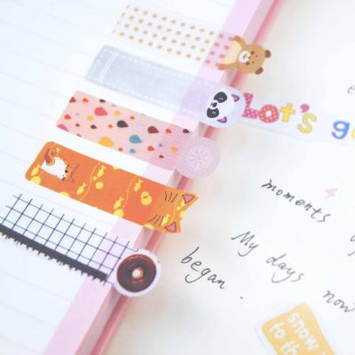 China The Cheap Price Self-adhesive Mini Highlighter Pet Index Sticky Notes For Student, Stationery Funny Index Mark for sale